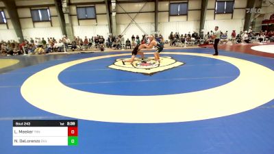 157 lbs Round Of 16 - Liam Meeker, Trinity vs Nicholas DeLorenzo, Delaware Valley
