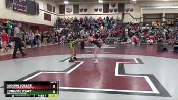 100 lbs Cons. Round 2 - Terranae Wyatt, Cedar Rapids Kennedy vs Addison Schulte, West Delaware, Manchester