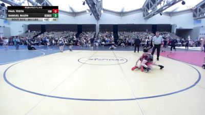 96-I lbs Consi Of 8 #2 - Paul Testa, Vougar's Honors Wrestling vs Samuel Mazin, RedNose Wrestling School