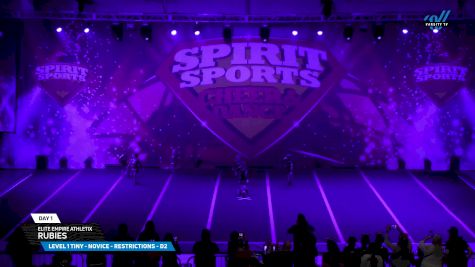 Elite Empire Athletix - Rubies [2025 L1 Tiny - Novice - Restrictions - D2 Day 1] 2025 Spirit Sports Myrtle Beach Nationals