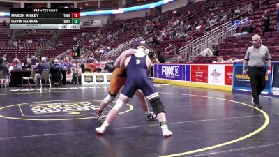 285 lbs Consi 4 - Mason Higley, Towanda vs Gavin Hannah, Brookville