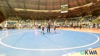 46 lbs Consi Of 32 #2 - Teagen Martinez, Carl Albert vs Benji West, Perry Wrestling Academy