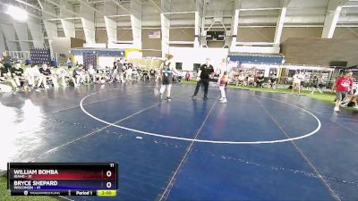 285 lbs Placement Matches (8 Team) - William Bomba, Idaho vs Bryce Shepard, Wisconsin