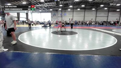 120 lbs Rr Rnd 3 - Sam Wolford, LAW Blue - HSB vs Vince VonBernewitz, Great Bridge Wrestling Club - HSB
