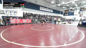 130 lbs Champ. Round 1 - Savina La Grass, Hillcrest vs Anyssa Lopez, South Hills