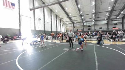 116 lbs 2nd Place - Charlie Wheeler, Mat Rats Rebooted vs Kailey Biggers, Cowa