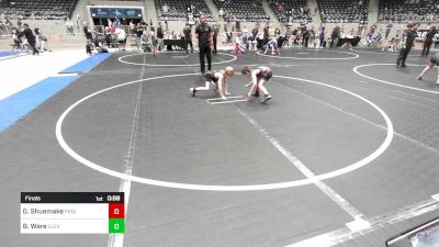 70 lbs Final - Gabriel Shuemake, Pirate Wrestling Club vs Briar Ware, Cleveland Take Down Club