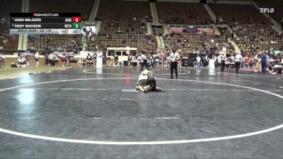 6A 138 lbs Cons. Round 4 - Troy Watson, Wetumpka vs Josh Milazzo, Spain Park HS