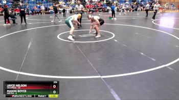 215 lbs Round 2 - Jayce Nelson, Columbus vs Mason Boyce, Gretna