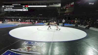 106 lbs Champ. Round 1 - Eli Mayer, Vacaville vs Luke Harris, Whitney