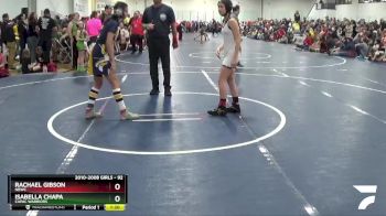 92 lbs Quarterfinal - Rachael Gibson, NBWC vs Isabella Chapa, Capac Warriors