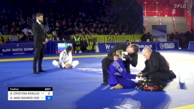 ANA CRISTINA ARAUJO RODRIGUES vs NATHALIE WAN SOARES VERAS RIBEIR 2024 World Jiu-Jitsu IBJJF Championship