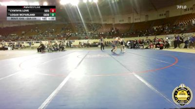 G5A-235 lbs Quarterfinal - Logan Mcfarland, Cache-Girls vs Cynthya Love, Keifer-Girls