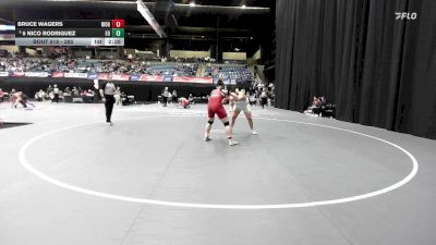 285 lbs Cons. Round 4 - Bruce Wagers, Rio Grande vs 5 Nico Rodriguez, Eastern Oregon
