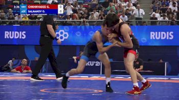 48 kg Final 3-5 - Giorgi Chkhikvadze, Georgia vs Omar Salmanov, Azerbaijan