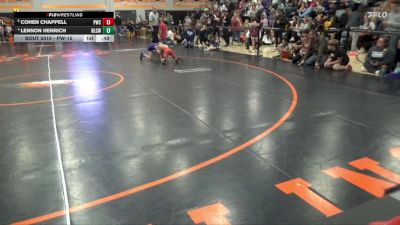 PW-15 lbs Quarterfinal - Cohen Chappell, Panther Wrestling Club vs Lennon Henrich, North Liberty Club Wrestling