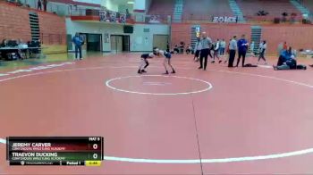 75 lbs 1st Place Match - Jeremy Carver, Contenders Wrestling Academy vs Traevon Ducking, Contenders Wrestling Academy