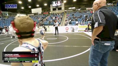 67 lbs Champ. Round 1 - Jackson Lewis, South Central Punishers vs Leo Cranmer, Salina Wrestling Club