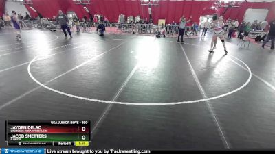 190 lbs Semifinal - Jacob Smetters, Illinois vs Jayden Delao, LaCrosse Area Wrestlers