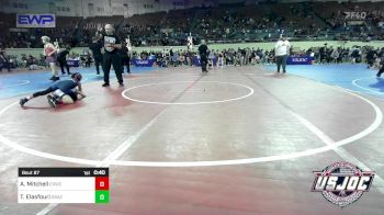 50 lbs Consi Of 8 #2 - Azayla Mitchell, El Reno Wrestling Club vs Tya Elasfouri, Gracie Barra Westchase