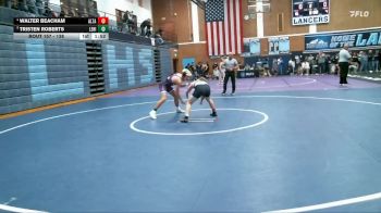 138 lbs Quarterfinal - Tristen Roberts, Lehi vs Walter Beacham, Alta