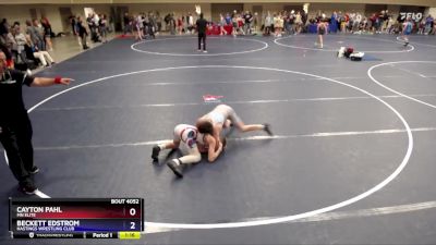 102 lbs Quarterfinal - Cayton Pahl, MN Elite vs Beckett Edstrom, Hastings Wrestling Club