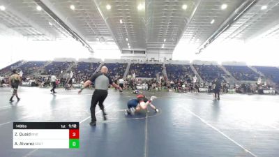 149 lbs Rr Rnd 2 - Zakkary Quaid, Riverside Rascals vs Aron Alvarez, South Reno WC