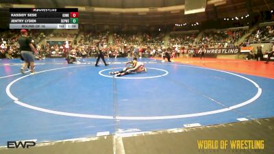 84 lbs Round Of 16 - Kassidy Sese, Gomez Wrestling RTC vs Jentry Lyden, South Central Punisher Wrestling Club