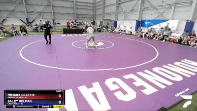 152 lbs Round 1 (8 Team) - Michael Gillette, Minnesota Red vs Bailey Holman, California