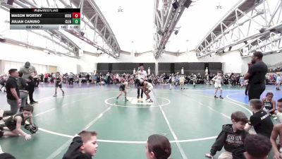 85 lbs Rr Rnd 7 - Mason Worthy, All I See Is Gold Academy K3 vs Julian Caruso, Clearview K3