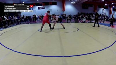 190 lbs Champ. Round 1 - Eli Thomas, Fairfax vs Vake Martin, Richmond Wrestling Club