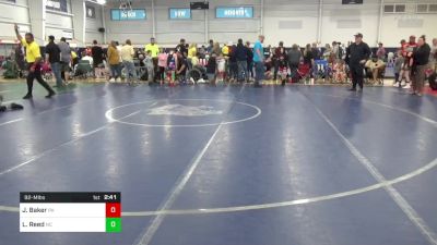 92-M lbs Consolation - Jacob Baker, PA vs Landon Reed, NC