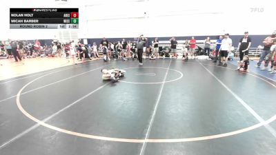76 lbs Round Robin 2 - Nolan Holt, Ares - Yth vs Micah Barber, Wisco Boyz - YTH