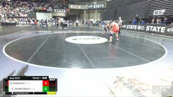 2A 160 lbs 7th Place Match - Cooper Hendrickson, Burlington-Edison vs Alex Anderson, Prosser