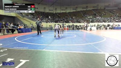 84 lbs Consi Of 8 #2 - Hensley Jarman, Pauls Valley Panther Pinners vs Faith Bushor, Lawton IKE