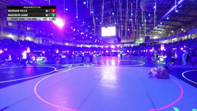 145 lbs Semifinal - Morgan Hills, No Team vs Madison Lamb, No Team