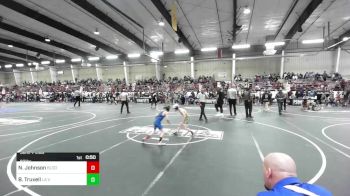 62 lbs Semifinal - Noah Johnson, Bloomfield Youth Wrestling vs Bentlee Truxell, La Veta