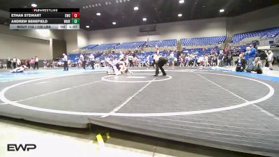 130 lbs Round Of 16 - Ethan Stewart, Collierville Wrestling Club vs Andrew Benefield, Wave Wrestling Club (TN)