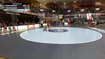 113 lbs Cons. Round 1 - Kegan Wheeler, Minneapolis Hs vs Carter Bremer, Council Grove Hs