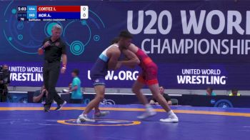 55 kg Qualif. - Isaiah Michael Cortez, United States vs Anil Mor, India