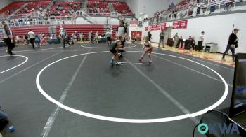 60 lbs Round Of 16 - Marshall McGuire, Perry Wrestling Academy vs Piper Staggs, Ponca City Wildcat Wrestling