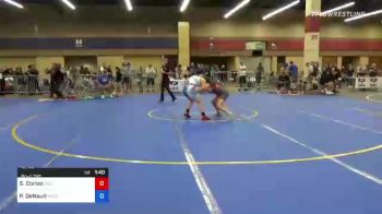 127 lbs Quarterfinal - Sarai Cortez, California vs Paisley DeNault, Michigan Revolution Wrestling Club