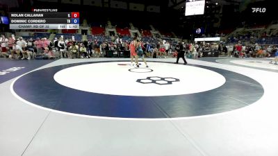 120 lbs Champ. Rd Of 32 - Nolan Callahan, IL vs Dominic Cordero, TN