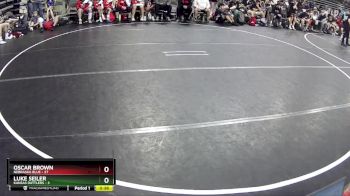 110 lbs Quarterfinals (8 Team) - Oscar Brown, Nebraska Blue vs Luke Seiler, Kansas Rattlers