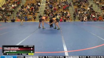 95 lbs Cons. Round 2 - Josiah Nelson, N8 vs Callan Shelstad, Centennial Youth Wrestling