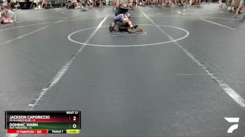 48 lbs Round 6 (8 Team) - Jackson Caporiccio, PA Alliance Blue vs Dominic Warn, Mat Troopers