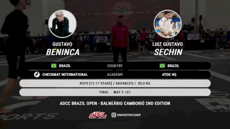 Luiz Gustavo Sechin vs Gustavo Beninca 2024 ADCC Balneario Open