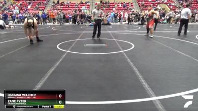 Quarterfinal - Dakarai Melcher, Herington Wrestling Club vs Zane Pyzer, EXCELSIOR SPRINGS