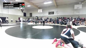108 lbs Cons. Round 2 - Caleb Dawson, Sierra Sabers vs Cash Ormando, MatTime
