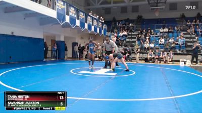 152 lbs Placement Matches (8 Team) - Braelie Goss, Ocean Springs vs Kyrah Grant, St. Martin High School Girls